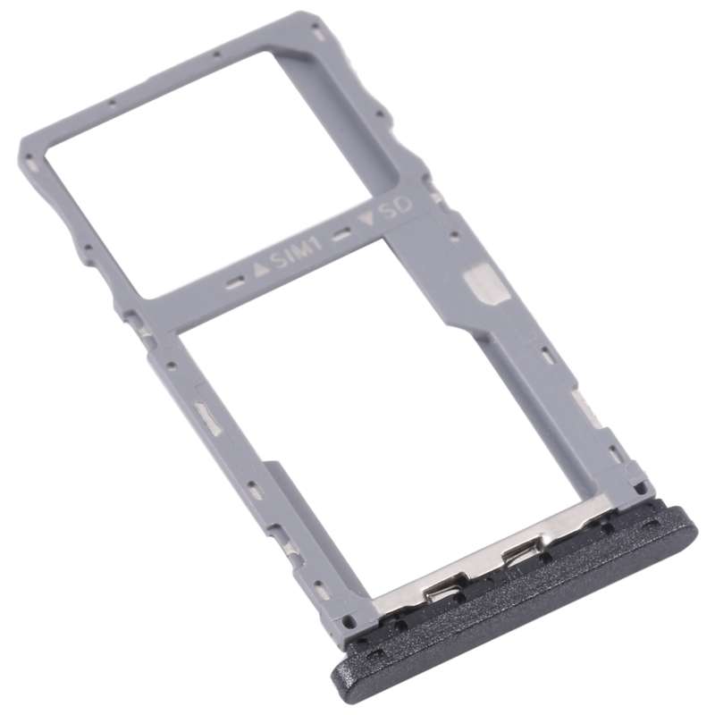 For Alcatel 1V 2020 5007 5007Z 5007W 5007U SIM Card Tray + Micro SD Card Tray (Grey)