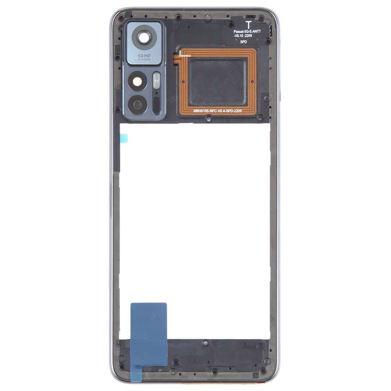 For TCL 30+ Original Middle Frame Bezel Plate (Black)