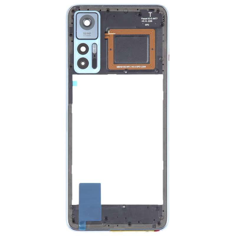 For TCL 30+ Original Middle Frame Bezel Plate (Black)