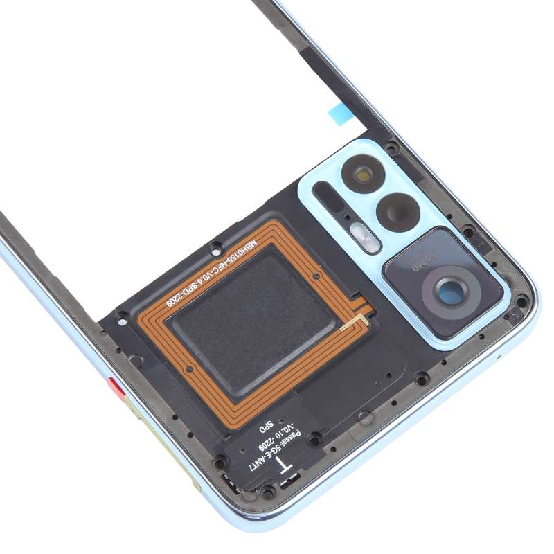 For TCL 30+ Original Middle Frame Bezel Plate (Black)