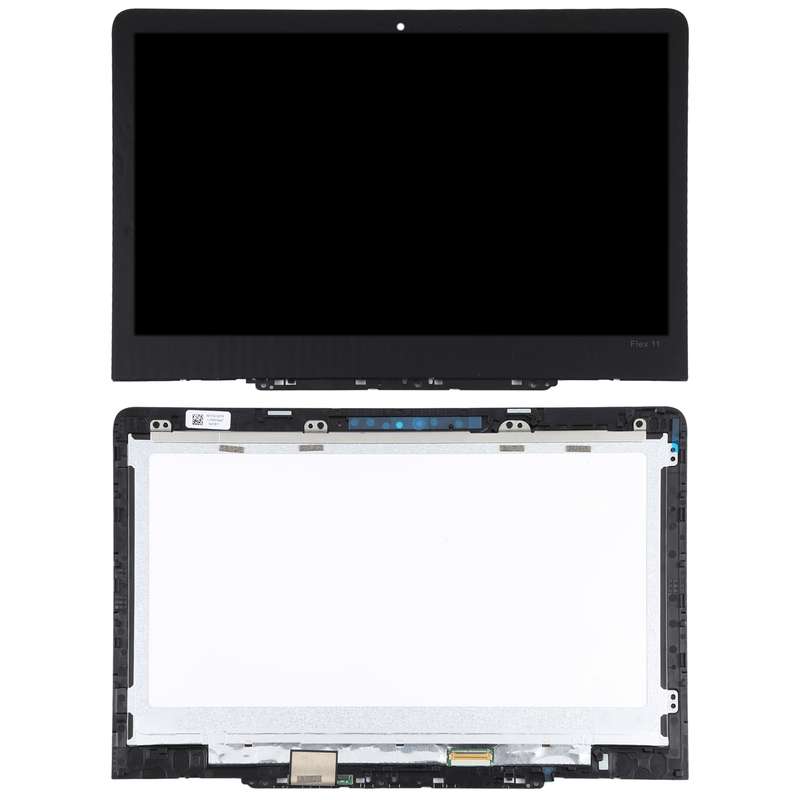 OEM LCD Screen for Lenovo Chromebook YOGA N23 Digitizer Full Assembly with Frame (Black)