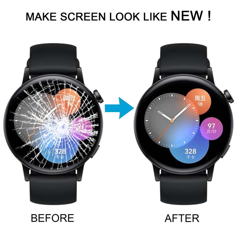 For Huawei Watch GT 3 42mm MIL-B19 Original LCD Screen and Digitizer Full Assembly With Frame (Black
