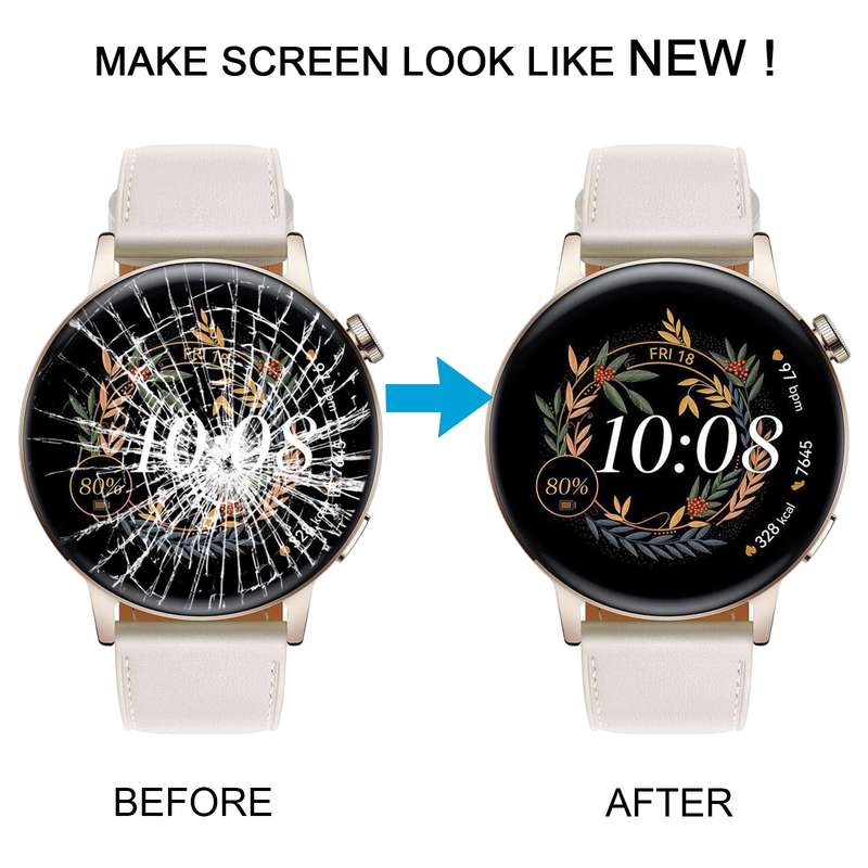 For Huawei Watch GT 3 42mm MIL-B19 Original LCD Screen and Digitizer Full Assembly With Frame (Gold)