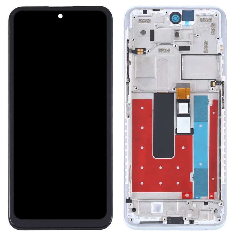 TFT LCD Screen for Nokia X10 TA-1350 TA-1332 Digitizer Full Assembly with Frame (Green)