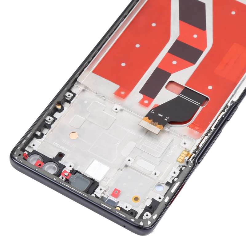 Original OLED LCD Screen for Honor 50 Pro Digitizer Full Assembly with Frame(Black)