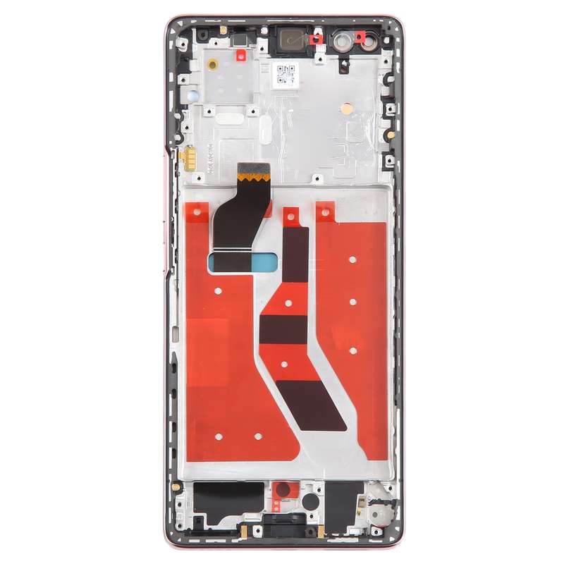 Original LCD Screen and Digitizer Full Assembly with Frame for Honor 50 Pro (Rose Red)