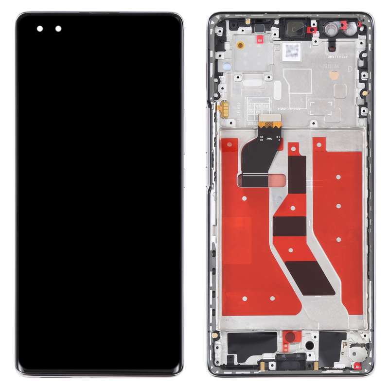 Original OLED LCD Screen for Honor 50 Pro Digitizer Full Assembly with Frame(Black)