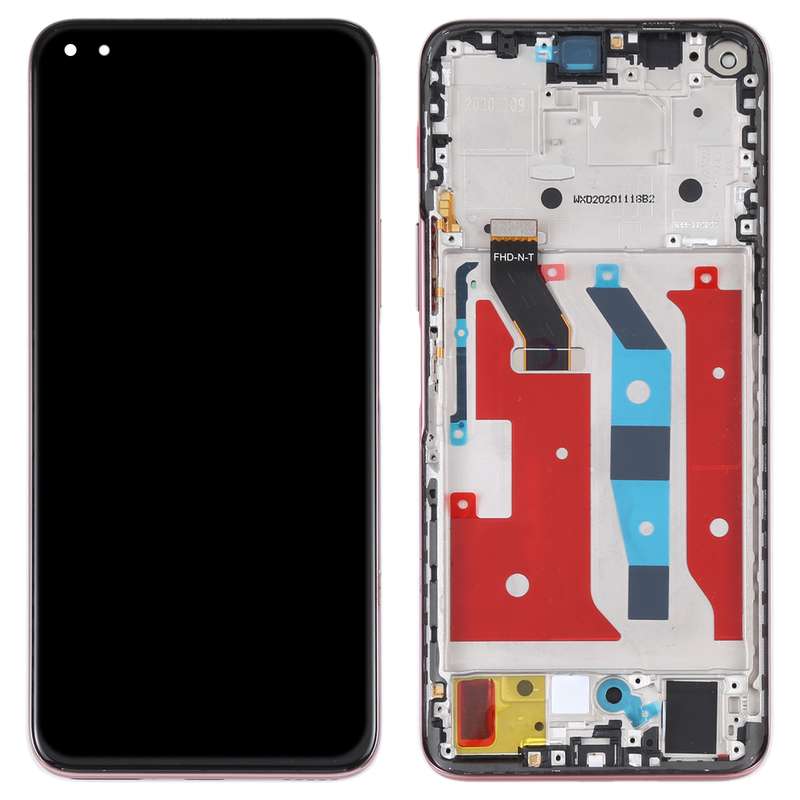 Original LCD Screen for Honor X20 Digitizer Full Assembly with Frame(Black)