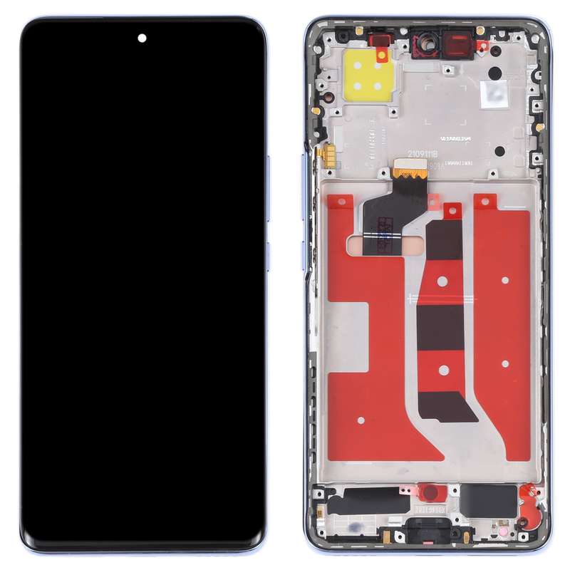 Original OLED LCD Screen for Huawei Nova 9 Digitizer Full Assembly with Frame(Black)