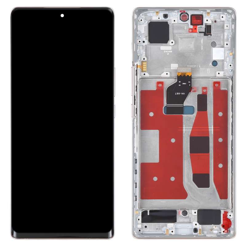 Original OLED LCD Screen for Honor 60 Digitizer Full Assembly with Frame(Green)