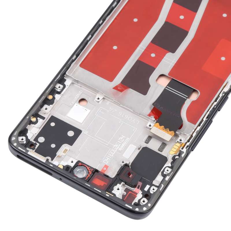 Original OLED LCD Screen for Huawei Nova 8 5G Digitizer Full Assembly with Frame(Black)
