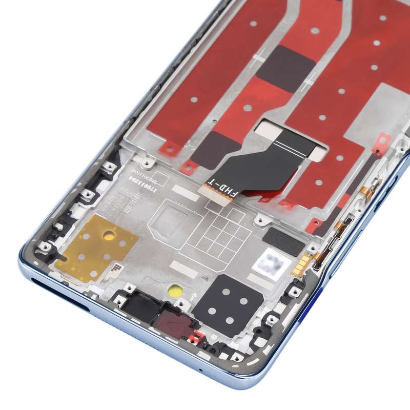 Original LCD Screen and Digitizer Full Assembly with Frame for Huawei Nova 9 SE(Purple)