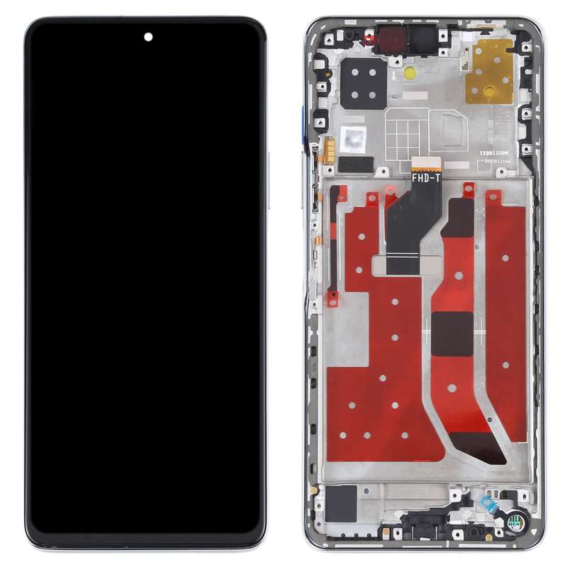 Original LCD Screen and Digitizer Full Assembly with Frame for Huawei Nova 9 SE(Purple)