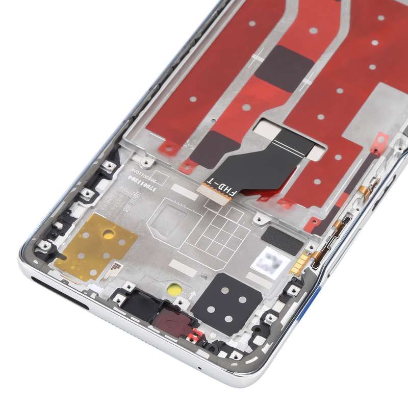 Original LCD Screen and Digitizer Full Assembly with Frame for Huawei Nova 9 SE(Purple)