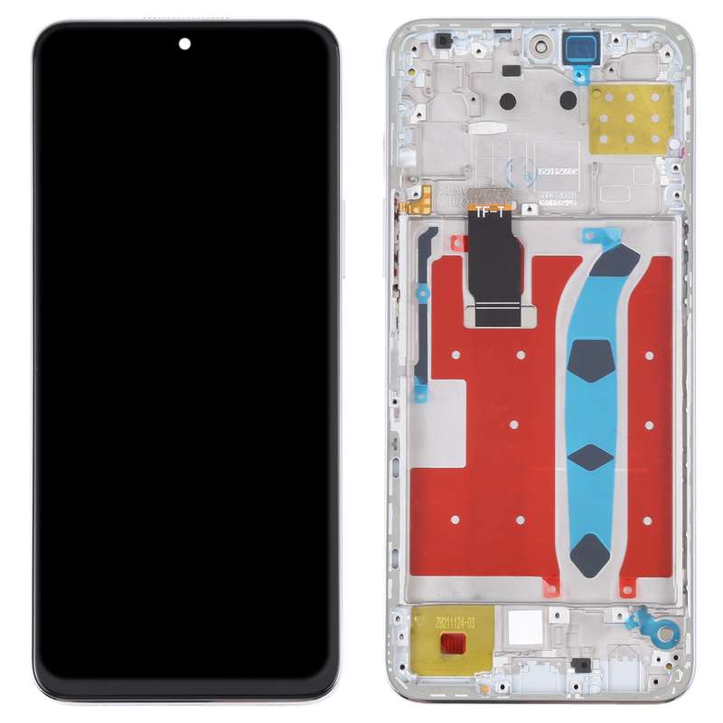 Original LCD Screen for Honor X30i Digitizer Full Assembly with Frame(Black)