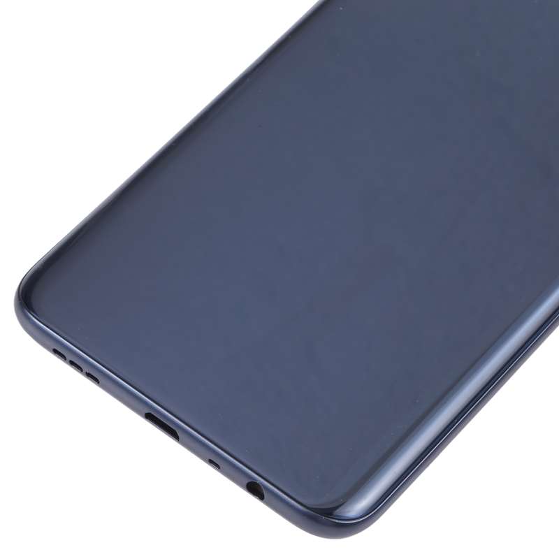For OPPO A15/A15S/A35 Battery Back Cover with Middle Frame (Black)