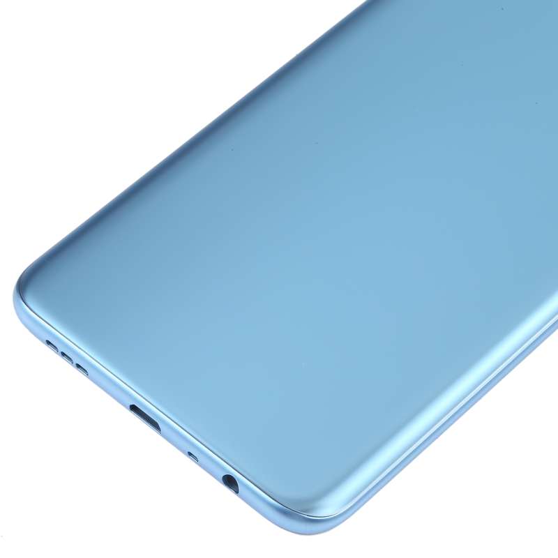 For OPPO A15/A15S/A35 Battery Back Cover with Middle Frame (Black)