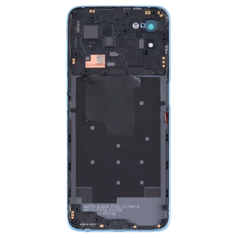For OPPO A56 5G Battery Back Cover with Middle Frame (Black)