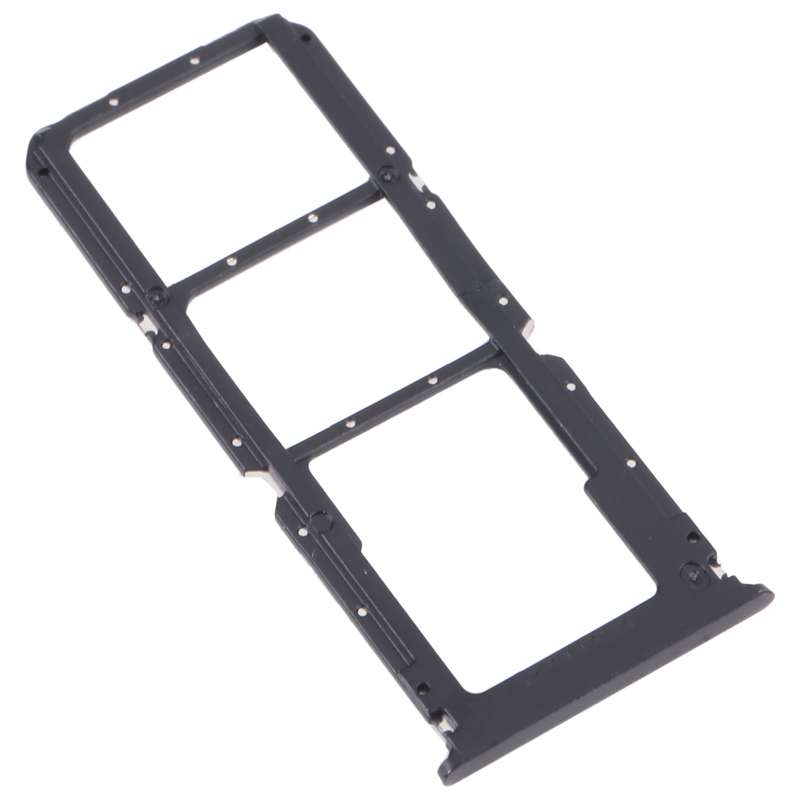 For OPPO A95 4G/Reno6 Lite SIM Card Tray + SIM Card Tray + Micro SD Card Tray (Silver)