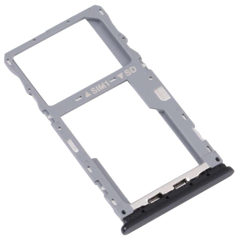 SIM Card Tray + Micro SD Card Tray for T-Mobile Revvl 4+ 5062 506W 5062Z(Black)