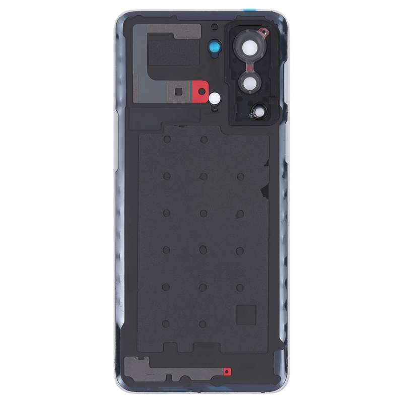 For OnePlus Nord 2T Battery Back Cover with Camera Lens (Black)