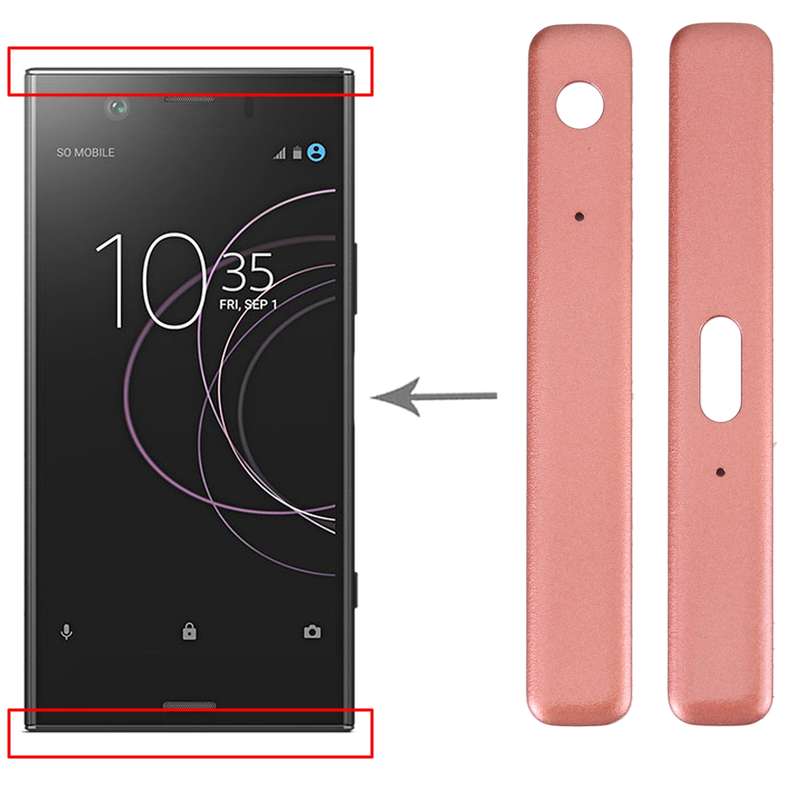 1 Pair Side Part Sidebar For Sony Xperia XZ1 Compact (Blue)