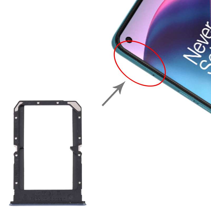 For OnePlus Nord CE 5G EB2101 / EB2103 SIM Card Tray + SIM Card Tray(Silver)