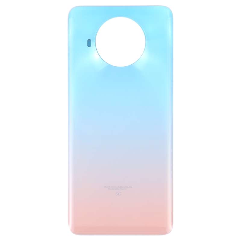 Glass Battery Back Cover for Xiaomi Redmi Note 9 Pro 5G/Mi 10T Lite 5G(Black)