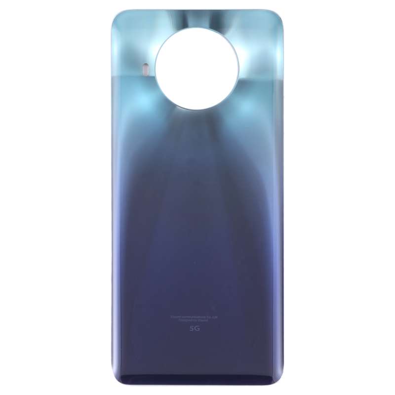 Glass Battery Back Cover for Xiaomi Redmi Note 9 Pro 5G/Mi 10T Lite 5G(Black)