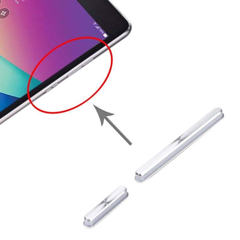 For Asus ZenPad Z8s ZT582KL P00J Original Power Button and Volume Control Button(Silver)