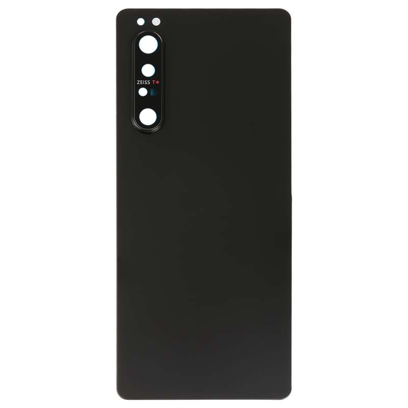 Original Battery Back Cover with Camera Lens Cover for Sony Xperia 1 II(Black)