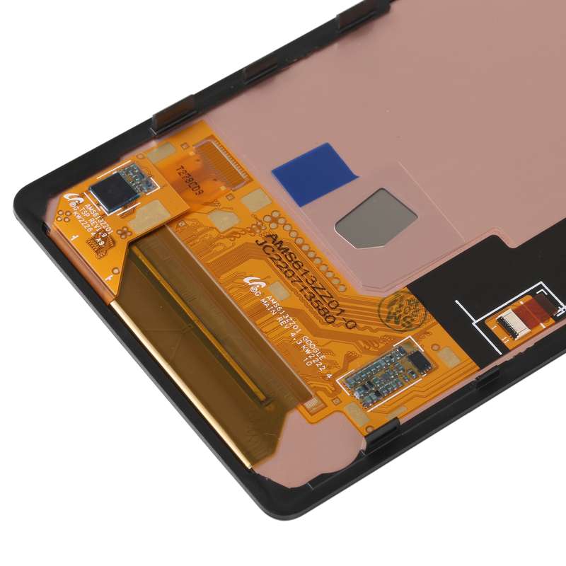 Original LCD Screen For Google Pixel 6A GX7AS GB62Z G1AZG Digitizer Full Assembly with Frame (Black)