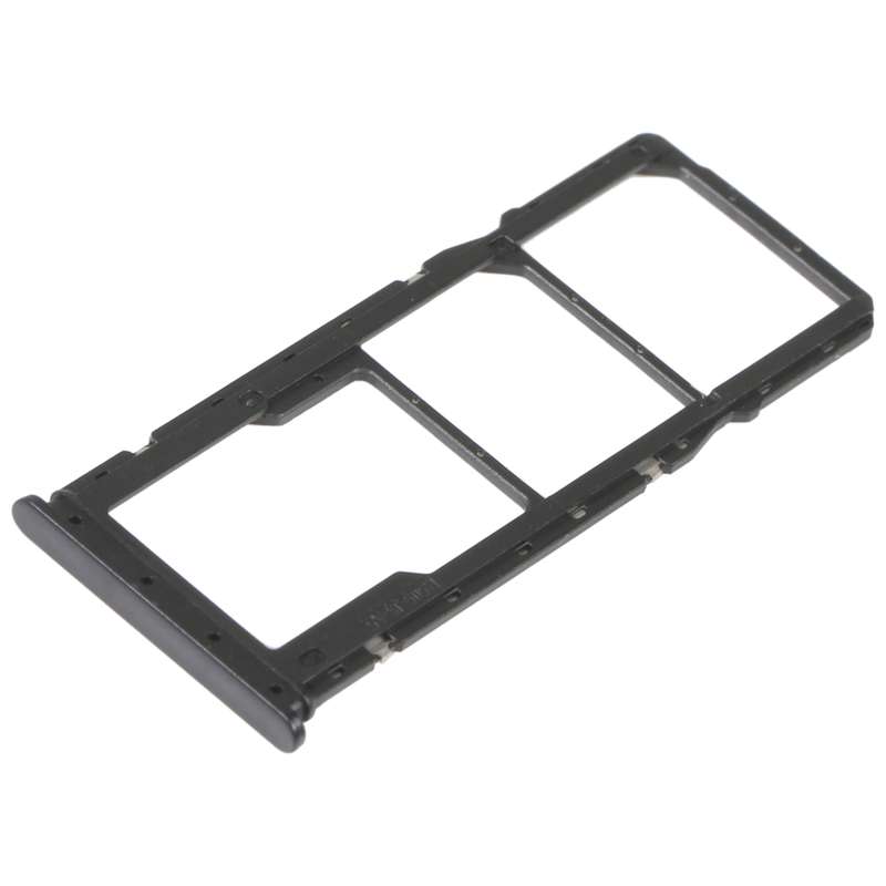 SIM Card Tray + SIM Card Tray + Micro SD Card Tray For Xiaomi Redmi 10A (Black)