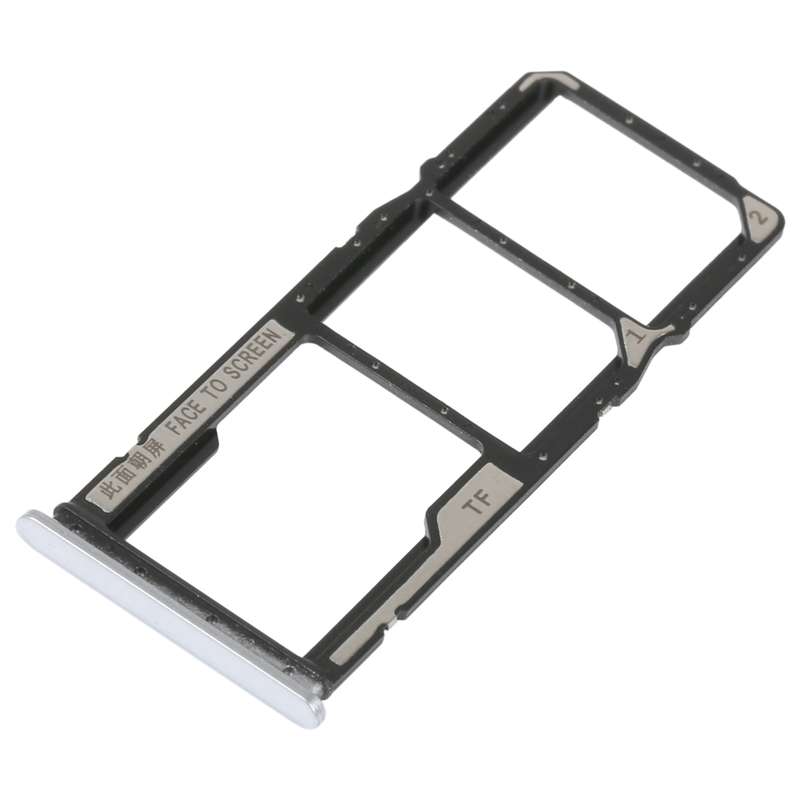 SIM Card Tray + SIM Card Tray + Micro SD Card Tray For Xiaomi Redmi 10A (Black)