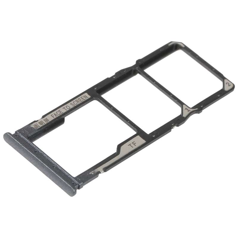 SIM Card Tray + SIM Card Tray + Micro SD Card Tray For Xiaomi Redmi 10 Power (Black)
