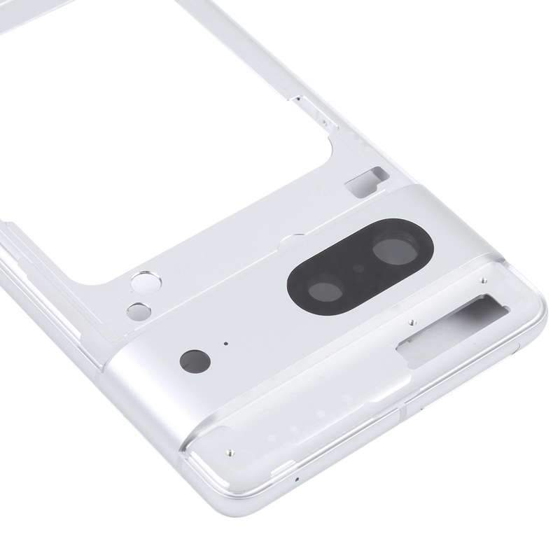 For Google Pixel 7 Front Housing LCD Frame Bezel Plate(Silver)