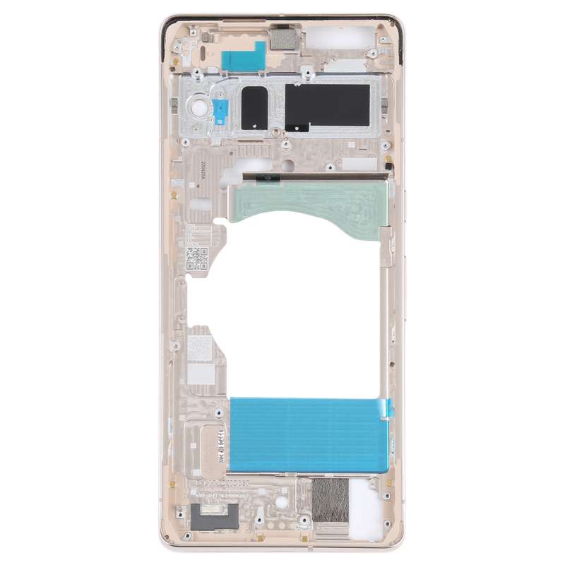 For Google Pixel 7 Front Housing LCD Frame Bezel Plate(Black)