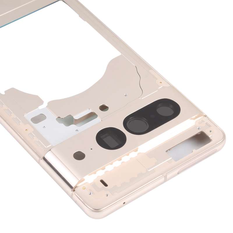 For Google Pixel 7 Front Housing LCD Frame Bezel Plate(Black)
