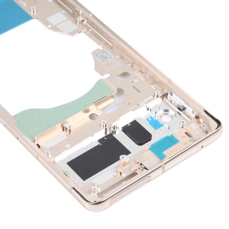 For Google Pixel 7 Front Housing LCD Frame Bezel Plate(Black)