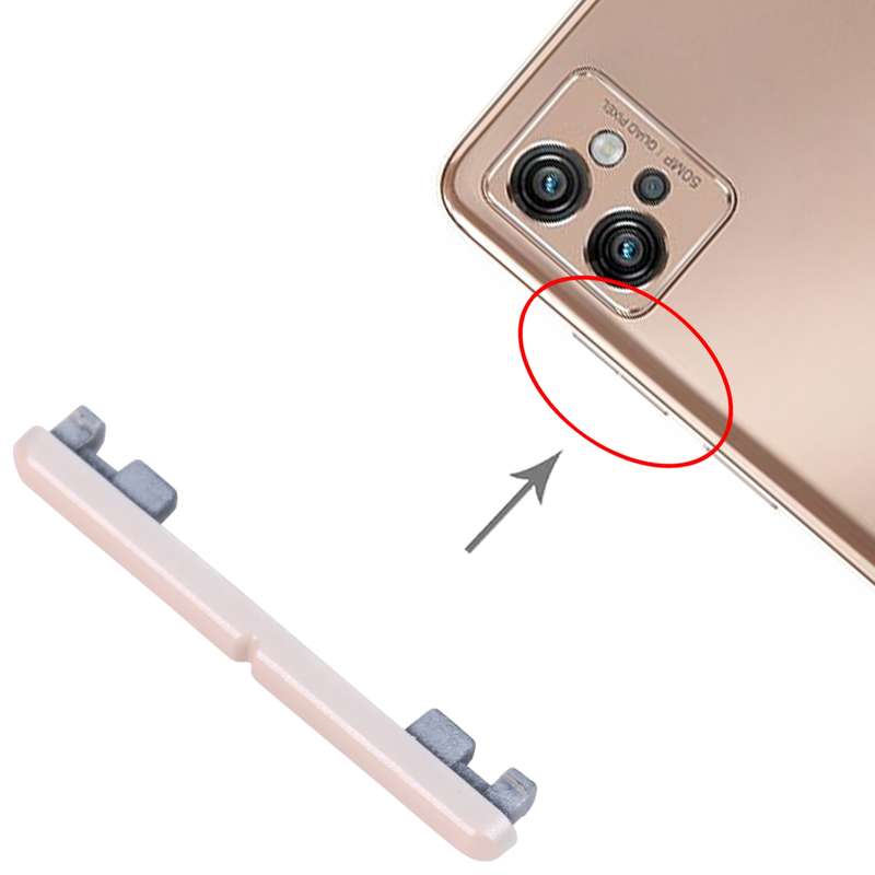 For Motorola Moto G32 Volume Control Button (Black)