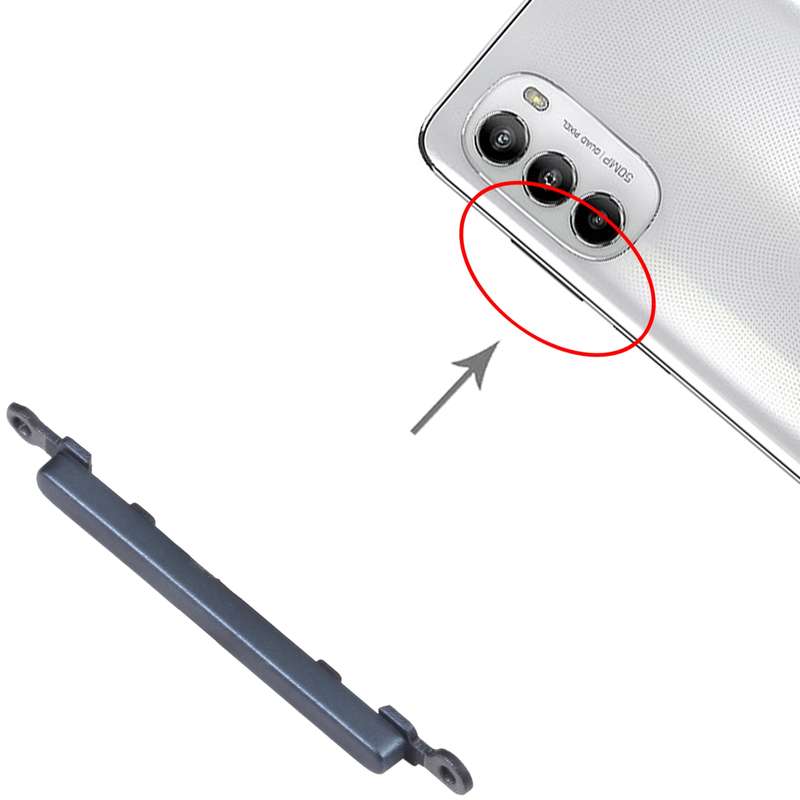 For Motorola Moto G82 Volume Control Button (Black)