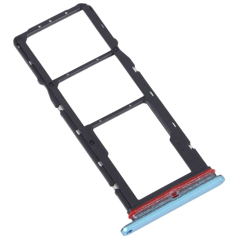 For Motorola Moto G22 SIM Card Tray + SIM Card Tray + Micro SD Card Tray (Black)