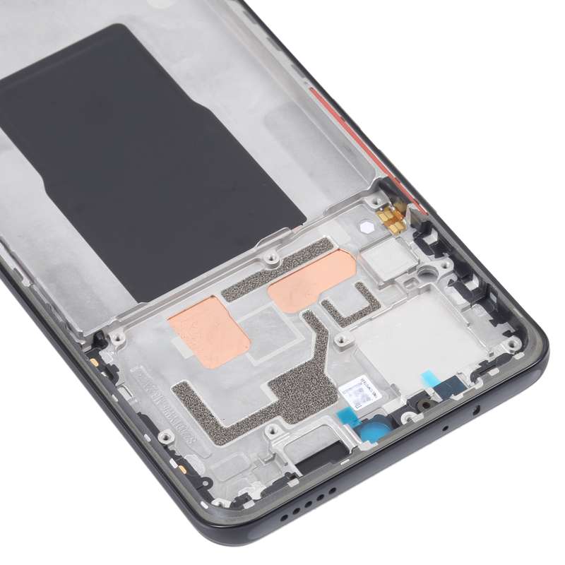For Xiaomi Redmi K50 Ultra / 12T / 12T Pro Original Front Housing LCD Frame Bezel Plate(Black)