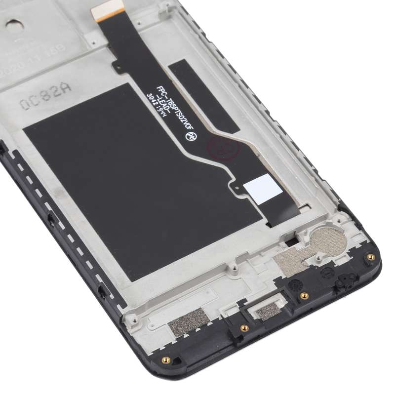 OEM LCD Screen For ZTE Blade A7S 2020 A7020 Digitizer Full Assembly with Frame (Black)