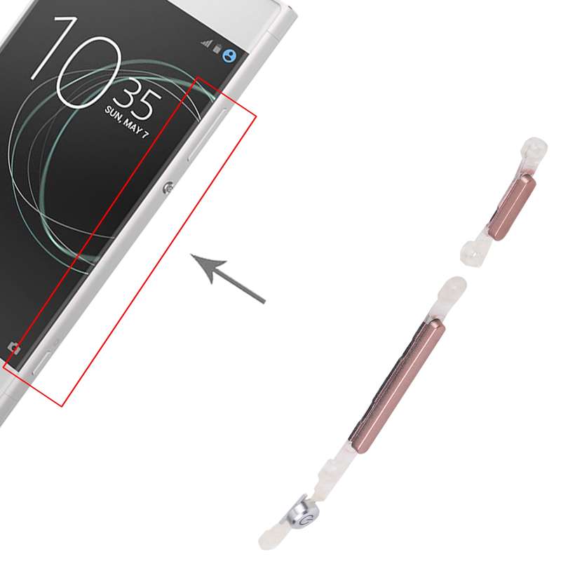 Original Side Keys for Sony XPeria XA1 (Black)