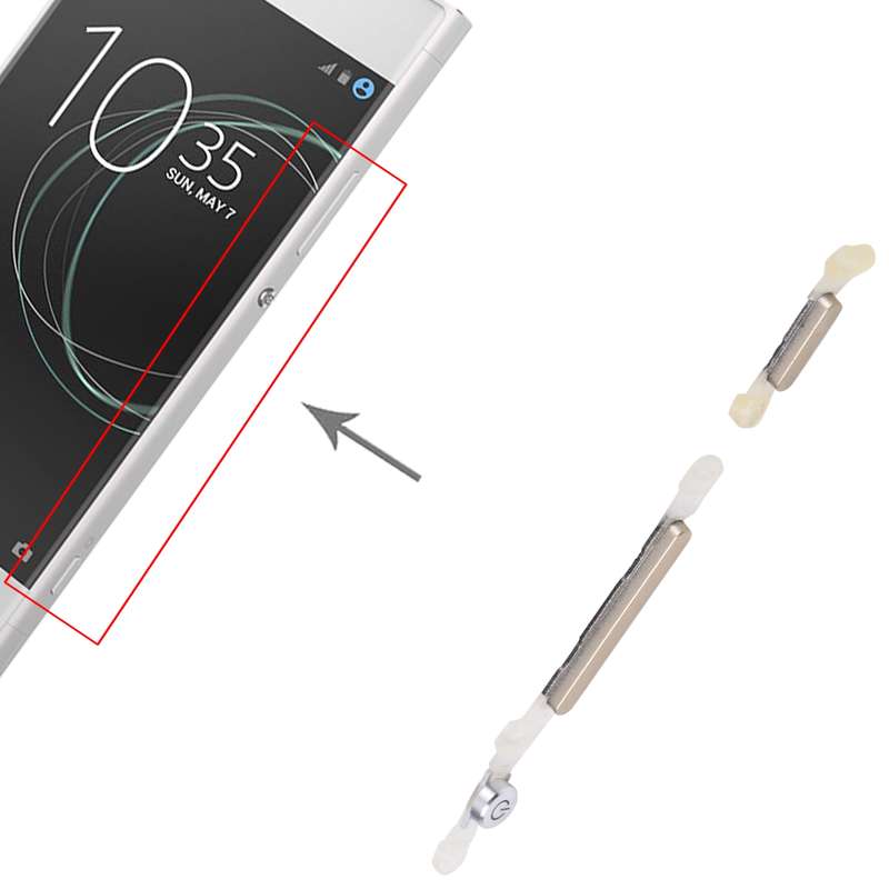 Original Side Keys for Sony XPeria XA1 (White)