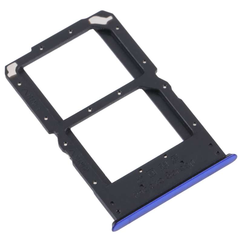 For OPPO Reno SIM Card Tray + SIM / Micro SD Card Tray (Black)