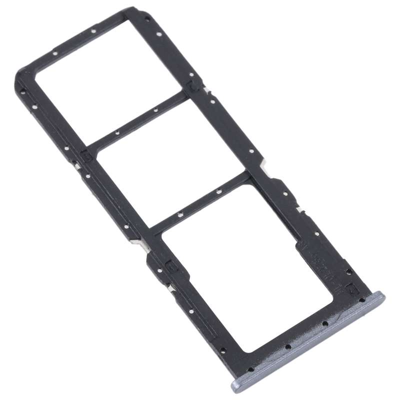 For OPPO A73 4G / F17 / A93 4G / A73 5G SIM Card Tray + SIM Card Tray + Micro SD Card Tray (Black)