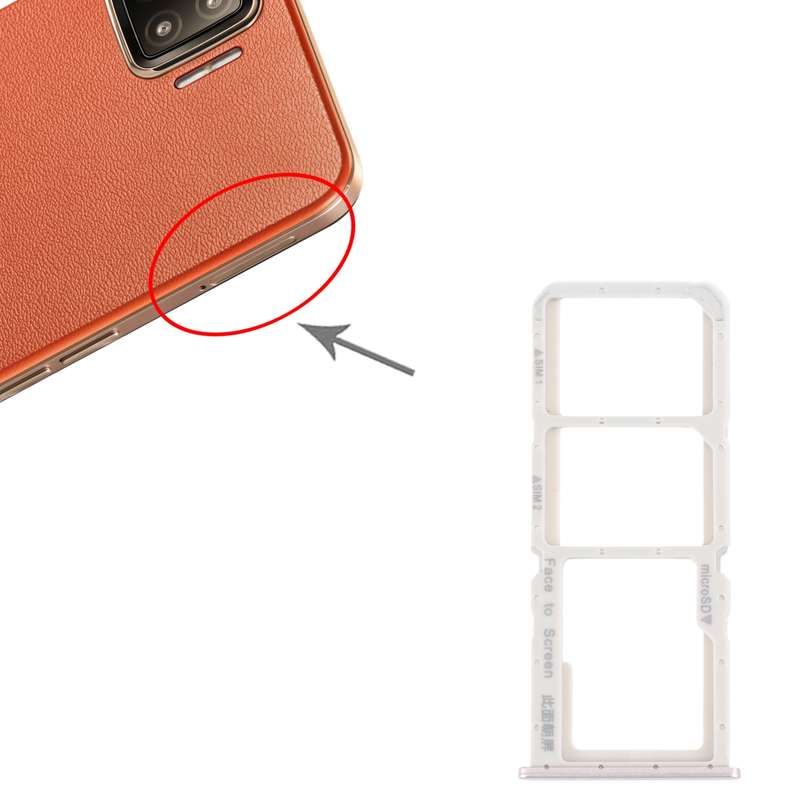 For OPPO A73 4G / F17 / A93 4G / A73 5G SIM Card Tray + SIM Card Tray + Micro SD Card Tray (Black)