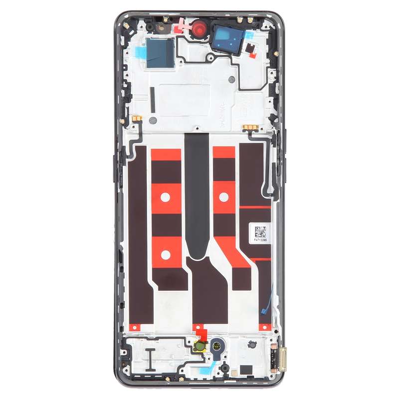 Original LCD Screen For OPPO A1 Pro Digitizer Full Assembly with Frame (Black)